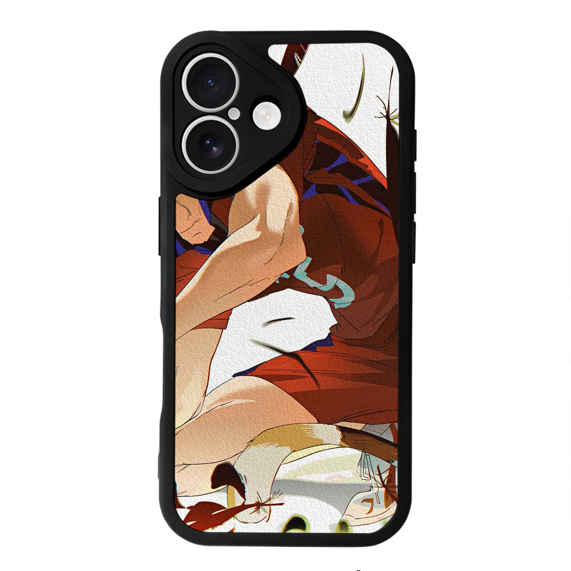 （画像用） ハイキュー!! Haikyu!! 【iPhone 16シリーズ対応】シリコンスマホケース（レザー調） 材質：シリコン